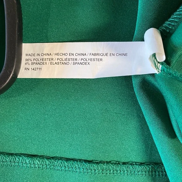 Eloquii Green Cold Shoulder Dress Size 20 - Picture 7 of 8